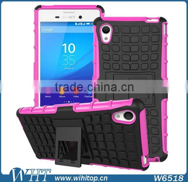 Slim Armor Case for Xperia M4 Aqua, Shockproof Silicone Case for Xperia M4 Aqua