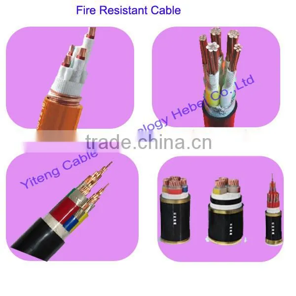 Fire-resistant low voltage xlpe insulated steel wire armoured power cable