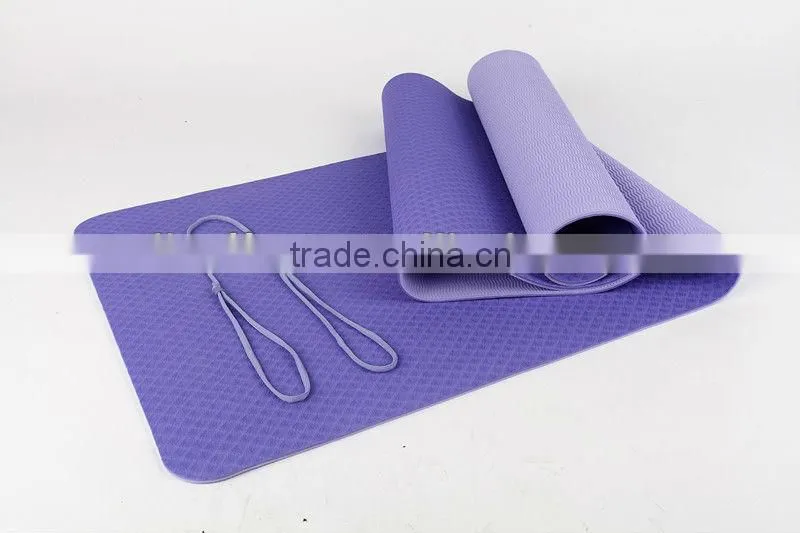 TPE yoga mat; thick mat