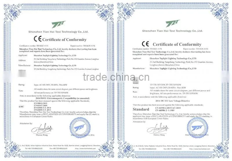 600mm 1200mm 1500mm outdoor waterproof ip65 led tri-proof light 50W