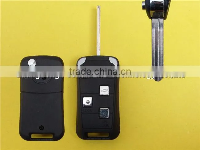 3 Button Flip Remote Key Shell fit for Toyota Land Cruiser Key Case