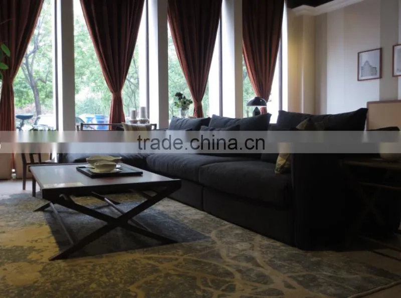 European modern solid wood coffee table (T-86C+B+D)
