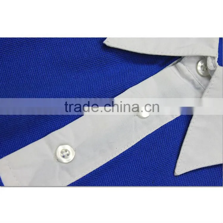 Cheap high quality company polo shirts customized embroidered logo
