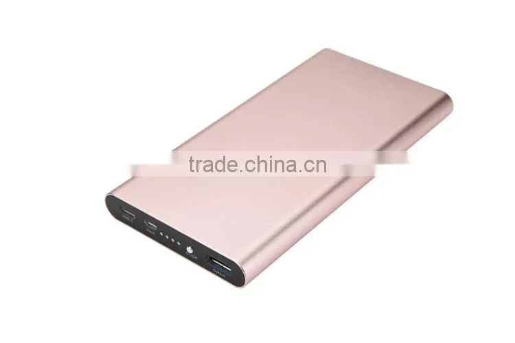 2016 trending products fast charging qc2.0 power bank 10000mAh