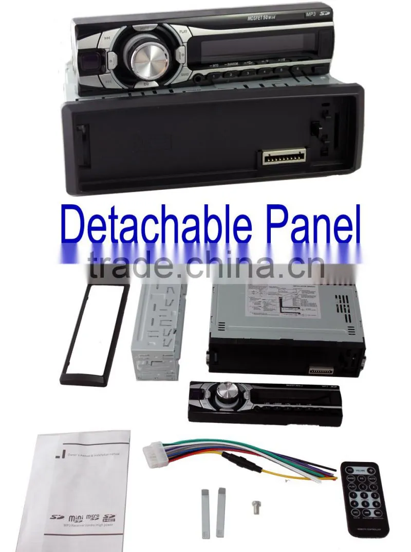 cheap and new design car audio player with usb sd