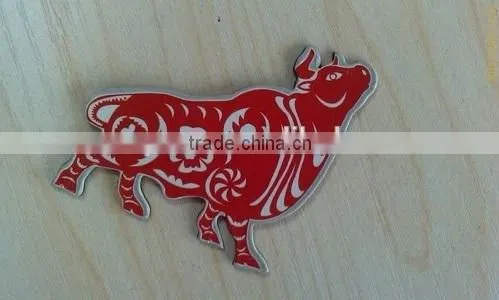 promotion colorful printed wall sticker with lovely cartoon image