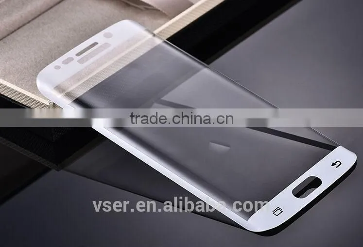 Mobile Phone Accessories For Samsung Galaxy S6 edge 3D Full Covered Tempered Glass Screen Protector