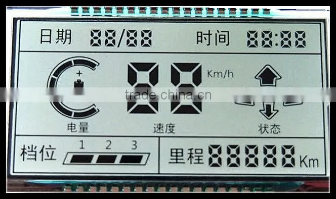digital speedometer lcd module