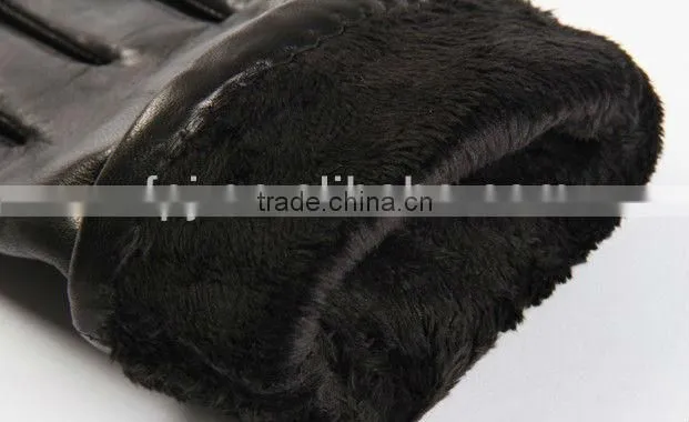 2013 ladies leather gloves sewing machine