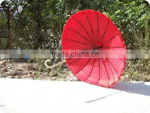 Red Pagoda Style Umbrella
