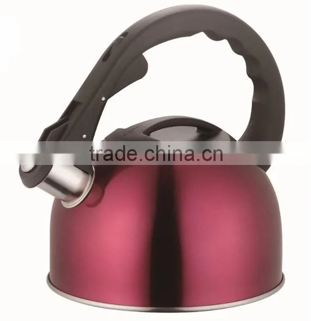 Stainless Steel Whistling Kettle With Coating
