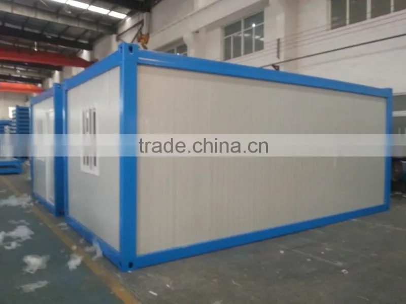 DIY flat pack container house for dancing center, fast assembly prefab house