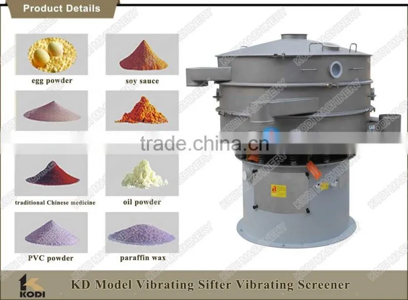 Hot Sale Carrageenan Vibrating Screener Vibrating Sifter Machine