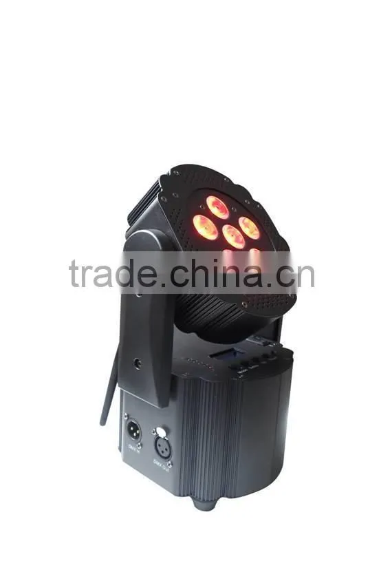 2/4/6/8CH dmx led par 6*4-in-1 RGBW indoor led par can battery powered par light for club shows