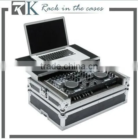 CDJ Workstation 350 / 400 Flightcase For Pioneer CDJ350 / CDJ 400 / DJM400 (black, silver)