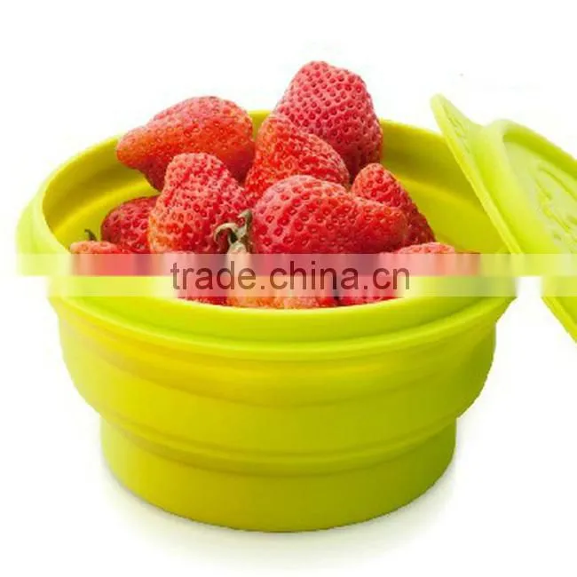Healthy life FDA grade silicone folding cup for gift collapsible silicone cup