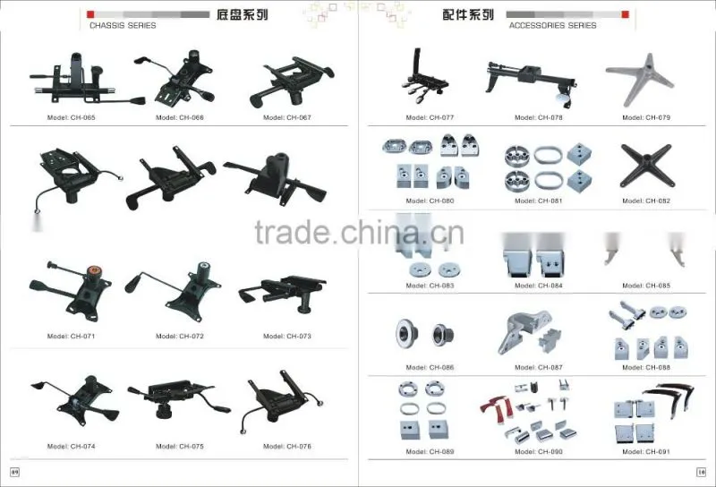 609YSHN adjustable armrest chair parts