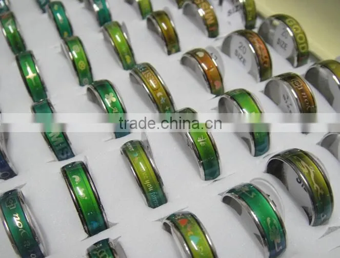 factory direct sale changing color mood ring