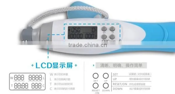 Digital Calorie Counter jump rope with pedometer
