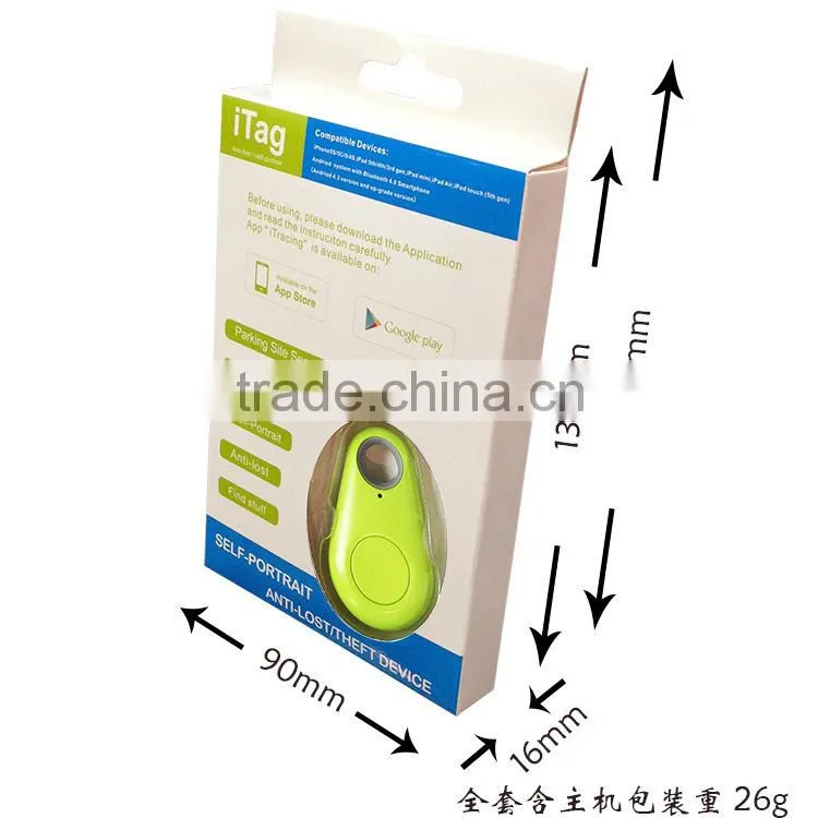 Wireless Bluetooth 4.0 keychain phone anti-lost alarm key finder