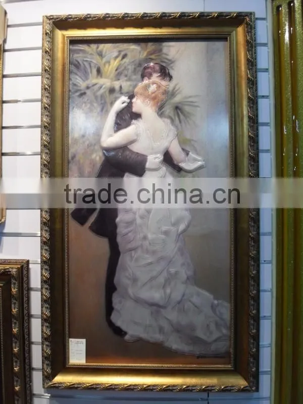 Home Decoration Wall Hanging Boy And Girl Oil Painting