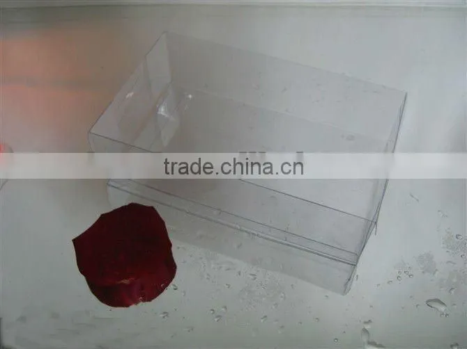 clear plastic box without printing