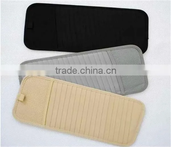 Auto Sun Visor CD Holder 12 CD Storage For Car CD Case And Bag