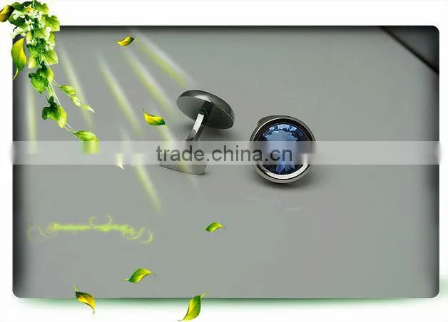 Wholesale 2013 Latest Fashion Cuff Links Jewelry blue elastic cufflinks