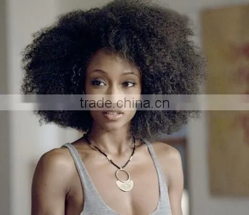 African Afro Kinky Synthetic Hair Extension Weave Synthetic Hair Weave