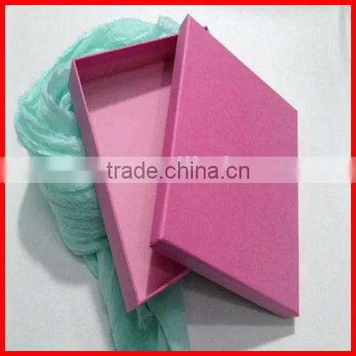 Top Grade Elegant Custom Printed Silk Scarf Gift Packaging Box