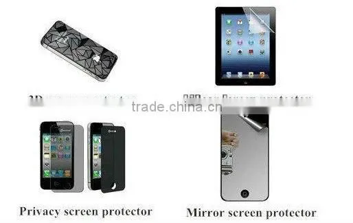 Anti-scratch pet screen protectors for iPhone 5 oem/odm(High Clear)