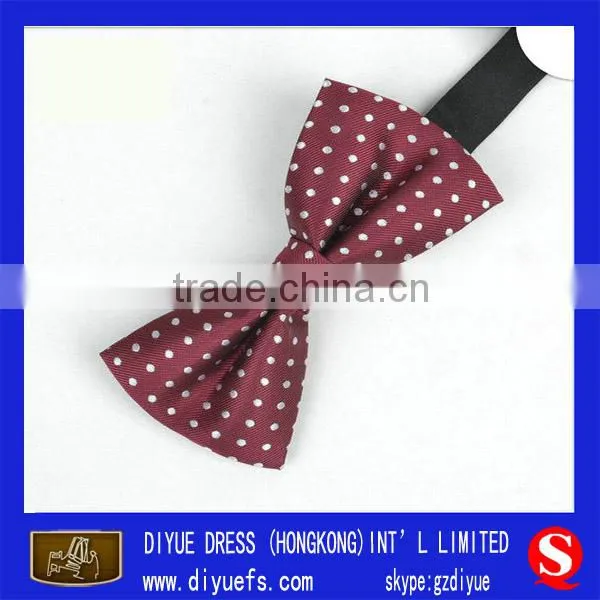 100% Polyester Jacquard Classical Bow Tie for Male
