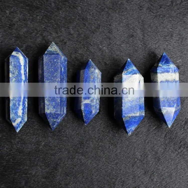 wholesale natural blue lapis lazuli quartz wand crystal point