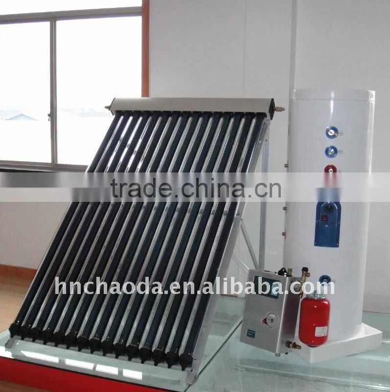 Heat pipe split pressure Solar water heater system
