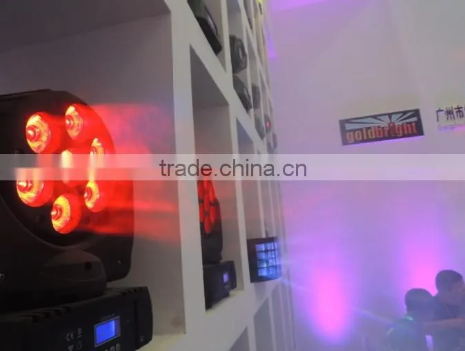 LED beam light 7pcs x 12w quad 4in1 RGBW LED stage moving head lamp 13CH DMX512