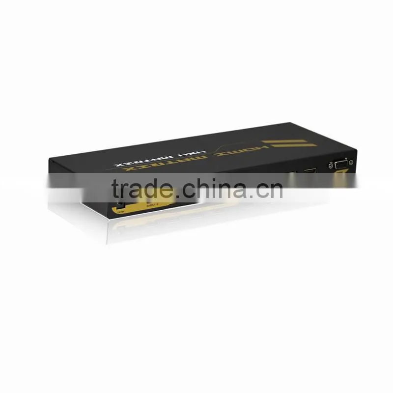 Matrice HDMI 4x4 Support 3D With Compatibling 1.3b 4 to 4 Out HDMI Matrix 1080P
