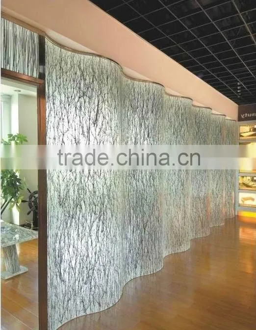 Fire Proof B Glass Acrylic 3D Wall Paneling Price