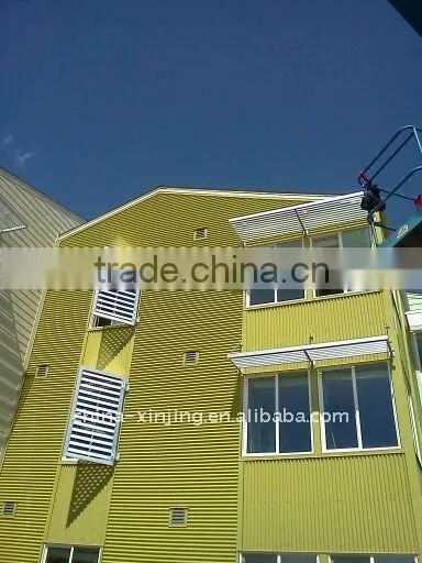 Manual adjustable aerofoil aluminum sun louver