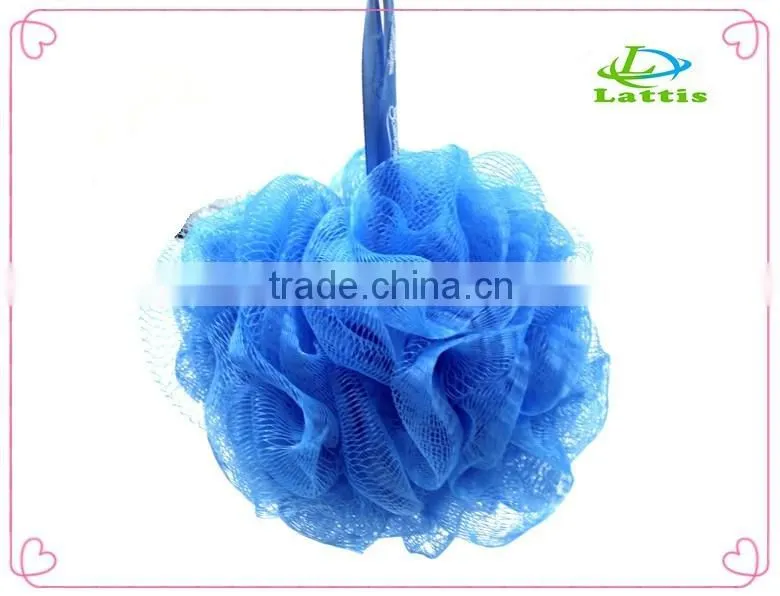 Promotional Multicolor Body rubbing Ball Baby Bath Sponges PE Mesh Bath Sponge mesh sponge