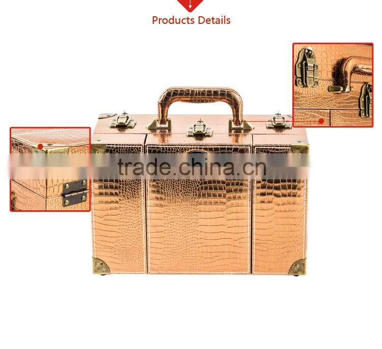 2015 New Fashion Whole World cosmetic vanity case