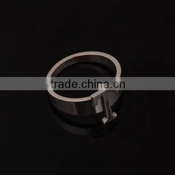 Ring with Letter Design