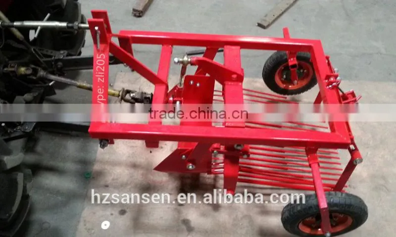 3 Point one Row Potato Digger for Tractors/ PTO Powered Potato Digger machine