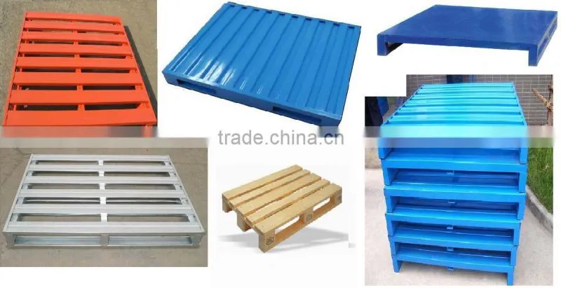galvanized steel metal rice storage stacking pallet