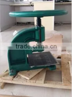 HS-5010 high quality manual sample cutting machine with Dumb Bell Die Cutter and Angle Cutter