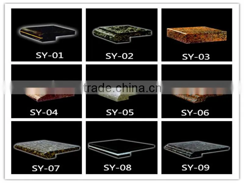 Yellow Marble and Granite Kitchen Top