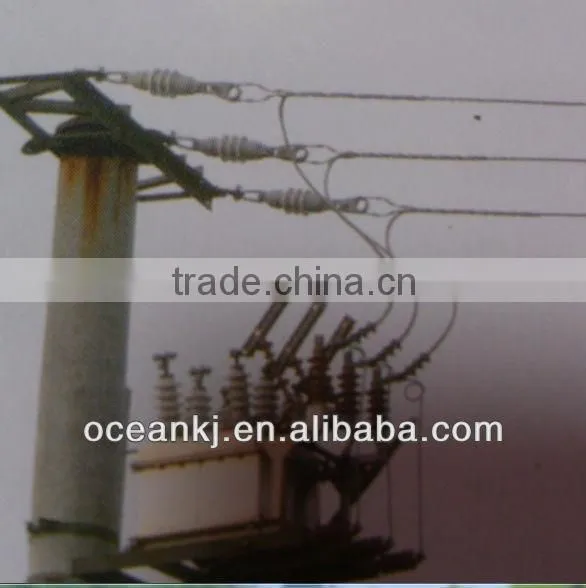 dead end distribution grip for copper clad conductor