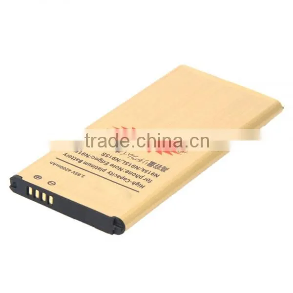 4200mAh Mobile Phone Battery for Samsung Note Edge N9150 N915S N915X Gold