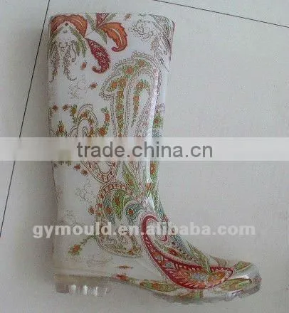PVC transparent Rain Boots