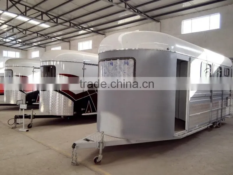 High quality 4 horse trailer for sale, meet ADR standard