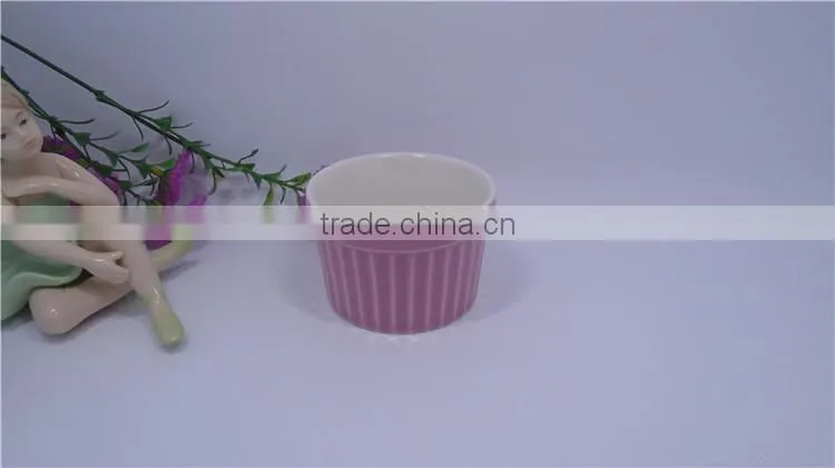 Cheap colorful mini cearmic baking cup